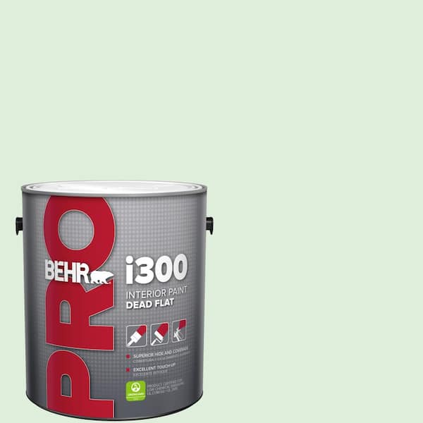 BEHR PRO 1 gal. #450C-2 Breath of Spring Dead Flat Interior Paint