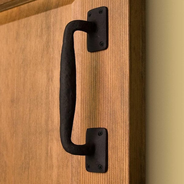 Black Iron Heavy-Duty Door Pull