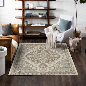 Laughton Gray 5 ft. 3 in. x 8 ft. Area Rug