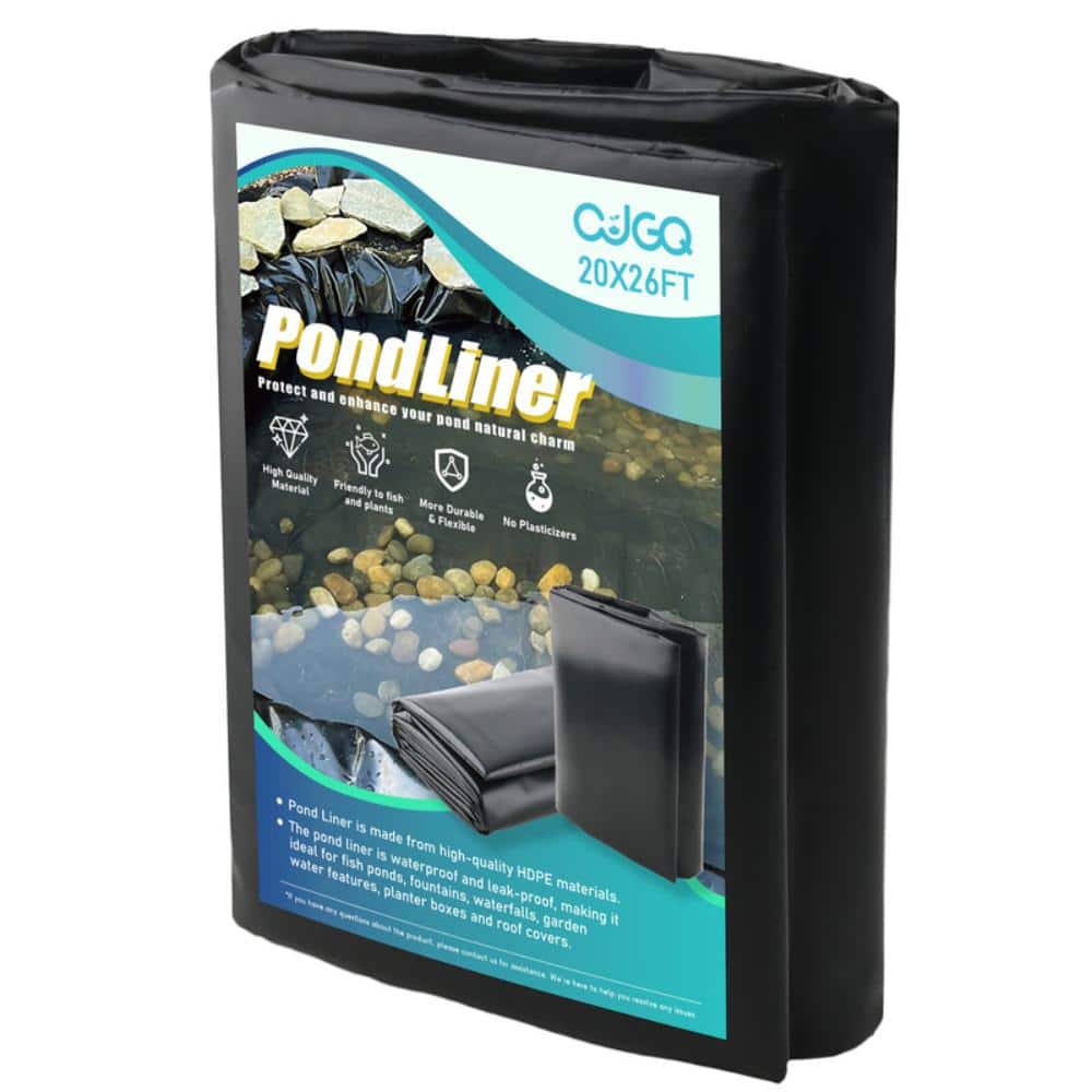 20 ft. x 26 ft. HDPE Pond Liner Anti-UV and Corrosion Resistance for Fish/Koi Ponds Water Gardens price history on PriceWatchPro