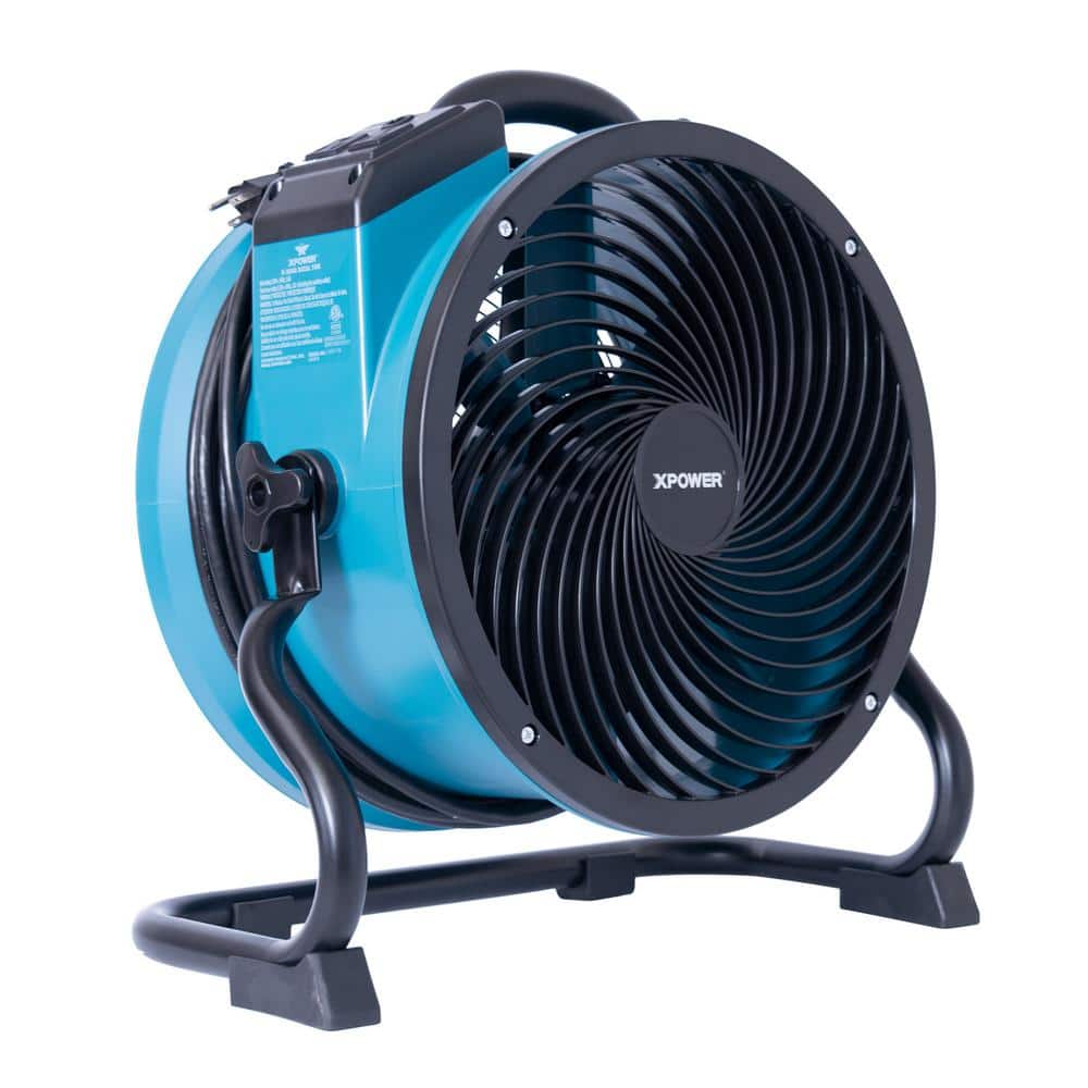 X-39AR 1/4 HP 2 1 00 CFM Variable Speed Sealed Motor Industrial Axial Air Mover Blower Fan with Power Outlets in Blue price history on PriceWatchPro