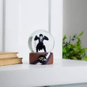 Baltimore Ravens 5 in. Glass Tabletop Snow Globe