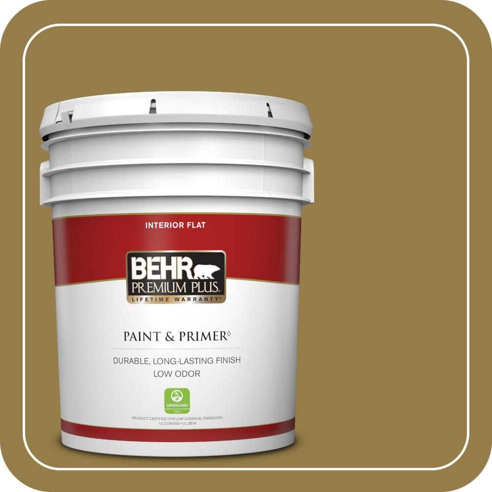 5 gal. #360F-6 Raked Leaves Flat Low Odor Interior Paint & Primer price history on PriceWatchPro