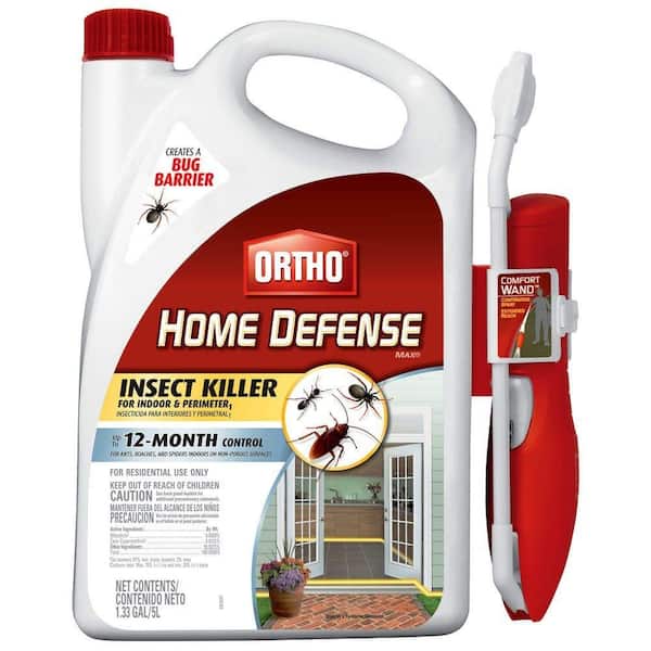 Ortho Home Defense Max Perimeter and Indoor Insect Killer with Wand (Case of 4)