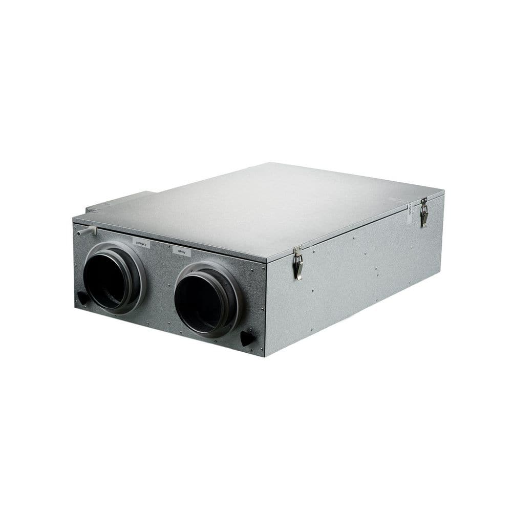 162 CFM Whole-House Energy Recovery Ventilator Unit - 5 in. Round Duct