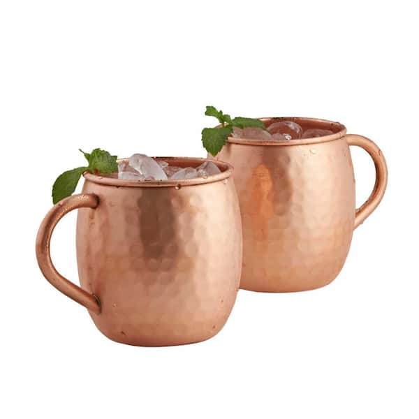 Pure Solid Copper Mugs 16oz Drinking Cup