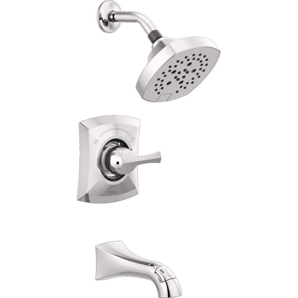 Delta Pierce Single-Handle 5-Spray Tub and Shower Faucet in Chrome (Valve  Included) 144899 The Home Depot