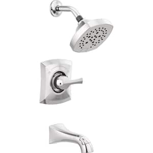 Pierce Single-Handle 5-Spray Tub and Shower Faucet in Chrome (Valve Included)