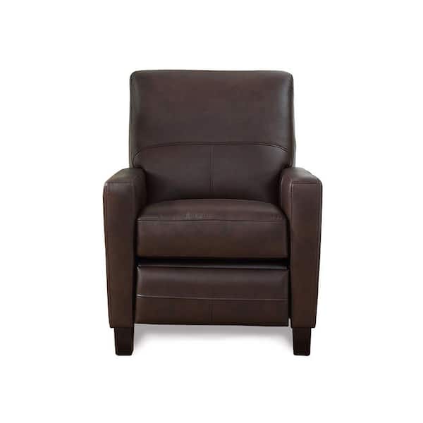 Hydeline Connie Brown Top Grain Leather Push Back Recliner