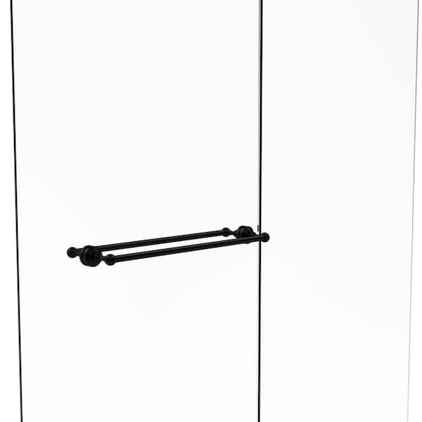 Allied Brass Waverly Place Collection Clear Brass 24-inch Shower