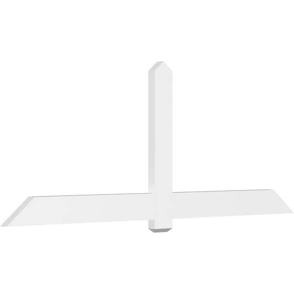 Ekena Millwork Eugene 96 in. W x 36 in. H x 2 in. D Signature Polyurethane Bracket