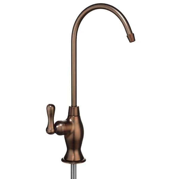 Brondell Sequoia Single Handle Universal Water Filtration Beverage Faucet in Antique Bronze