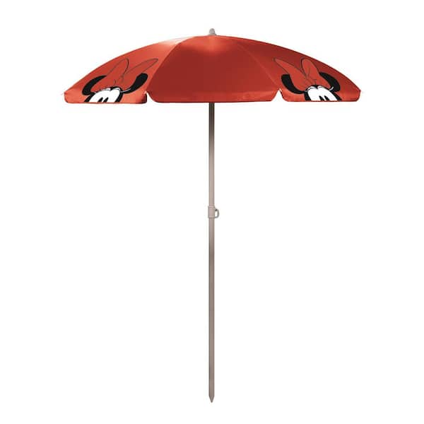 ONIVA 5.5 ft. Minnie Mouse Red Portable Beach Umbrella