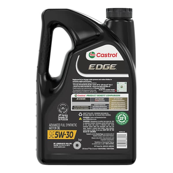 Reviews for CASTROL 160 fl. oz. 5W-30 Engine Oil Edge | Pg 1 - The Home  Depot