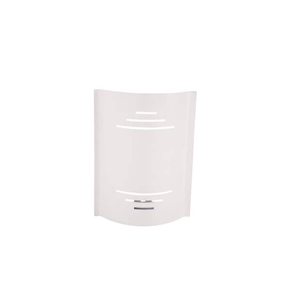 Wired Classic 2-Note Doorbell Chime for Front Door, Single-Note for Second Entrance, White Finish