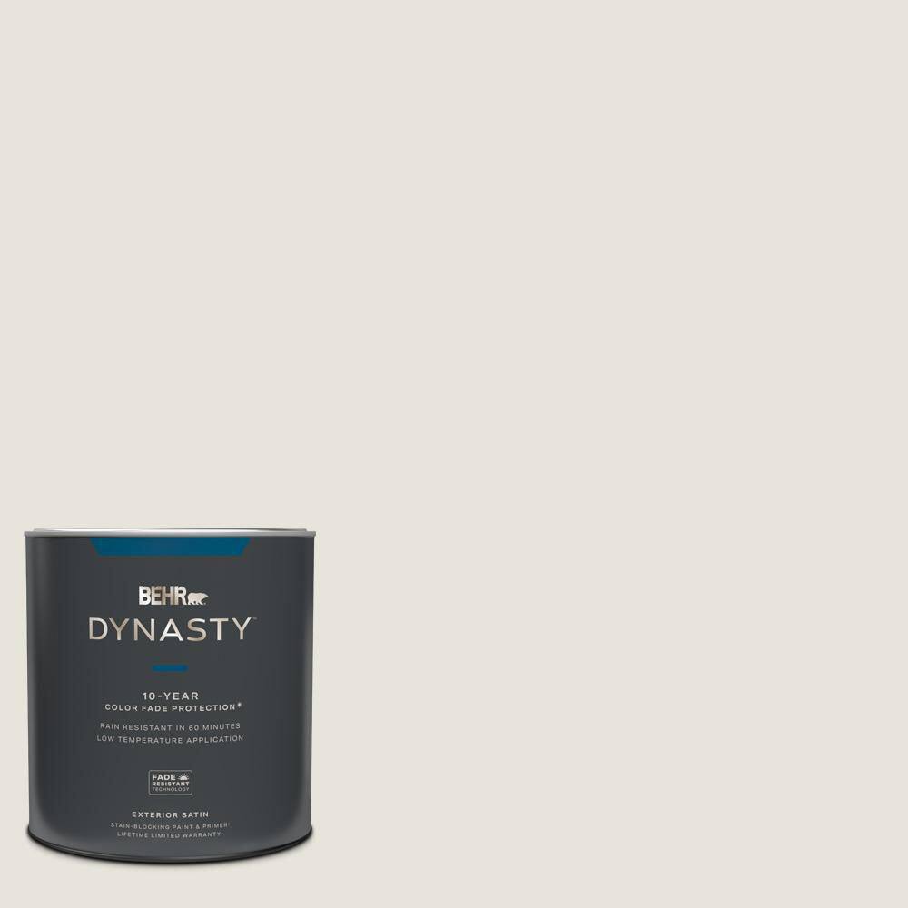 BEHR DYNASTY 1 qt. PPU2413 White Pepper Satin Enamel Exterior Stain