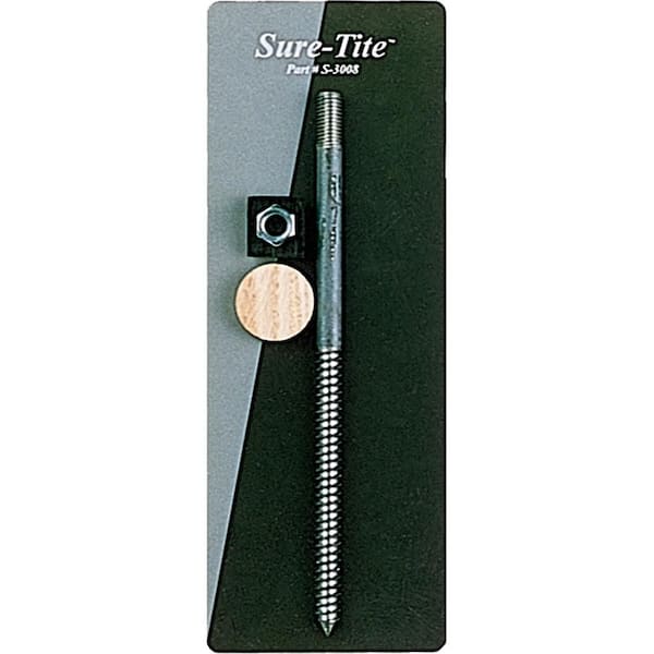 1 in. D x 1 in. W x 1 in. L Unfinished Poplar Newel Mount Kit