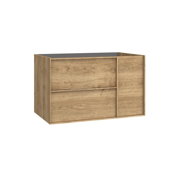 Palma 31.1 in. Bath Vanity Cabinet without Top in Natural Oak Assembled