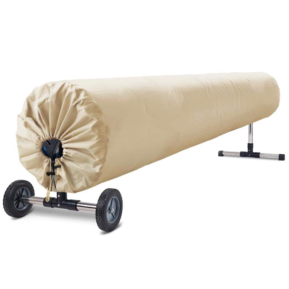 16ft Beige Reel Cover for Solar Blanket, Heavy-Duty 420D Oxford Cloth, Fits Up to 16ft Reels, 37.4 in L x 194.88 in price history on PriceWatchPro