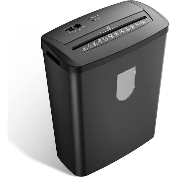 Yichuhaoxi Paper Shredder for Home & Office Use, 8-Sheet Crosscut Paper, Credit Card and Document Shredder