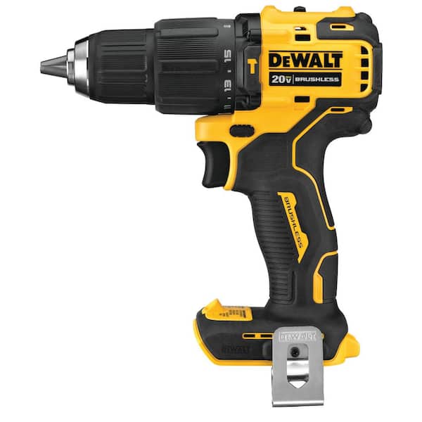 DEWALT ATOMIC 20V MAX Cordless Brushless Compact 1/2 in. Hammer Drill (Tool Only)
