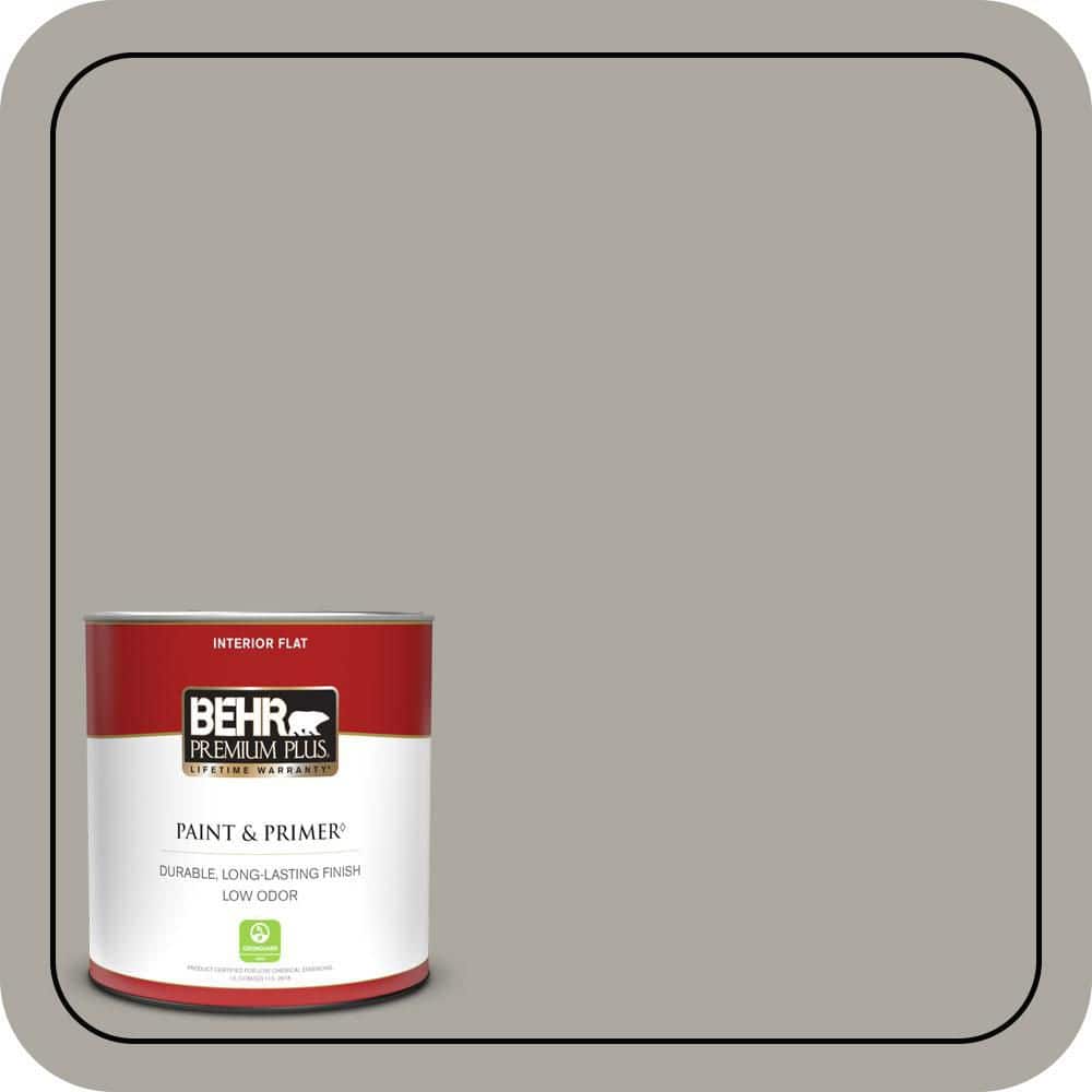 1 qt. #N360-3 Still Gray Flat Low Odor Interior Paint & Primer price history on PriceWatchPro