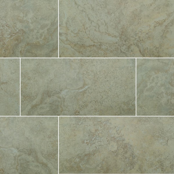 Take Home Tile Sample- Toscana Beige 4 in. x 4 in. Matte Porcelain Stone Look Floor and Wall Tile 0.11 sq. ft. per piece