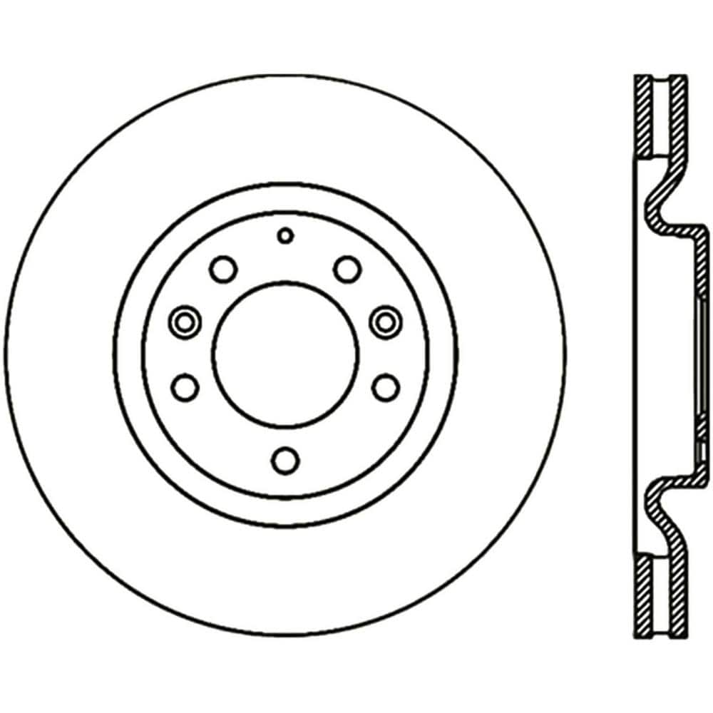 121.44108 Centric Parts Disc Brake Rotor P/N:121.44108