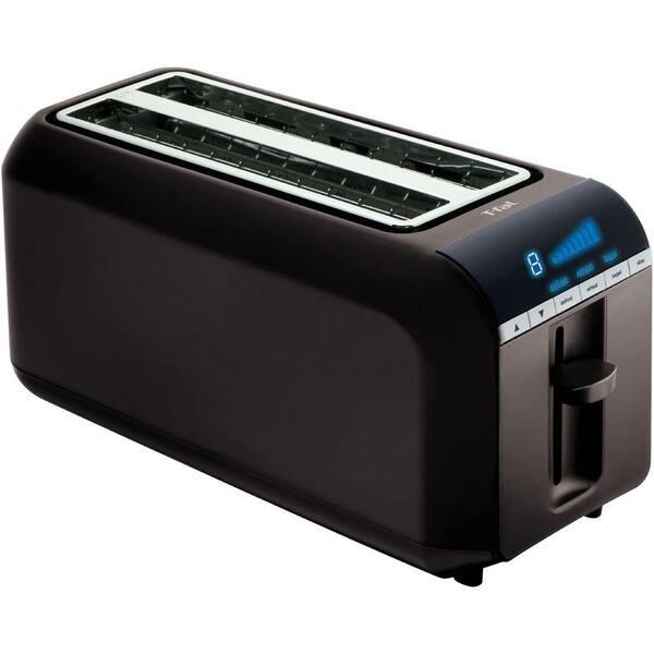 T-fal Digital 4-Slice Toaster Black