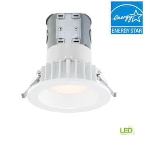 Easy Up 4 in. White Integrated LED Recessed Kit