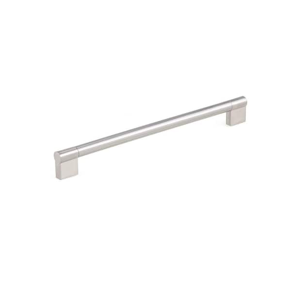 Richelieu Hardware Avellino Collection 10 1/8 in. (256 mm) Brushed Nickel Modern Cabinet Bar Pull