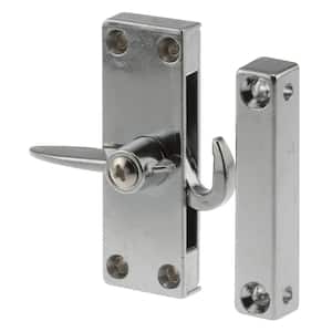 Chrome Screen Door Latch and Keeper