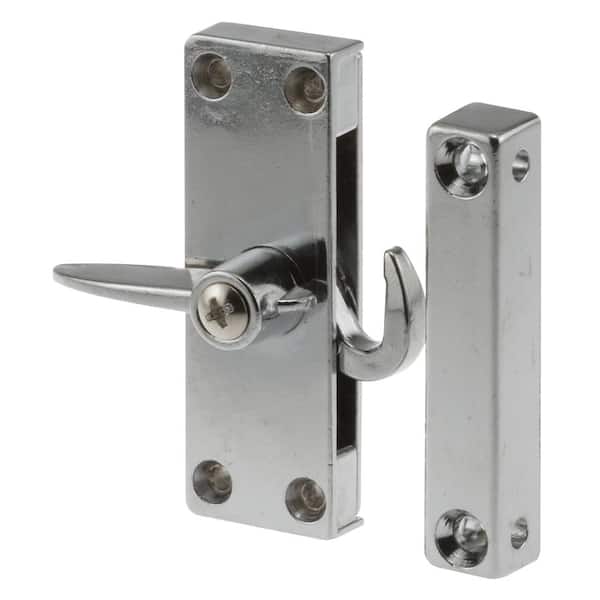 Prime-Line Chrome Screen Door Latch and Keeper