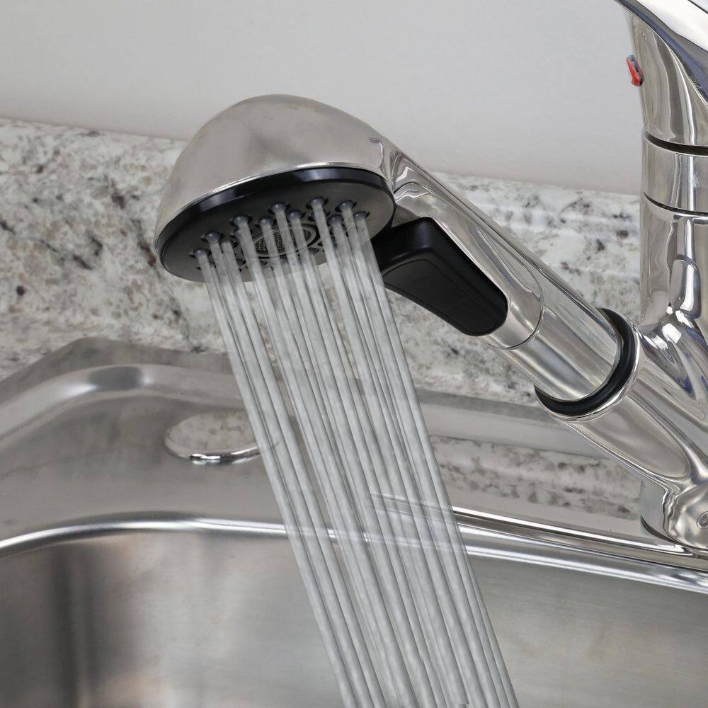Universal Brushed Nickel Plastic Kitchen Pullout Sprayer