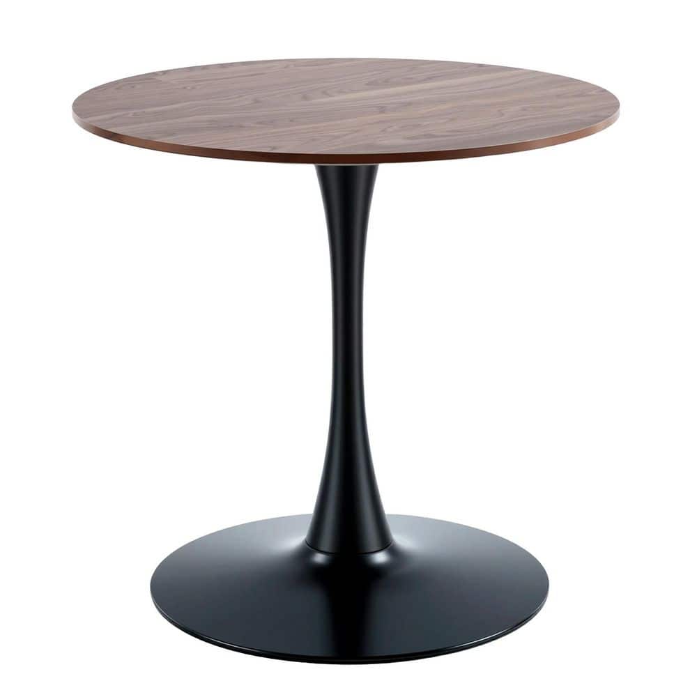 Dark Walnut Outdoor Coffee Table with Round MDF Table Top price history on PriceWatchPro