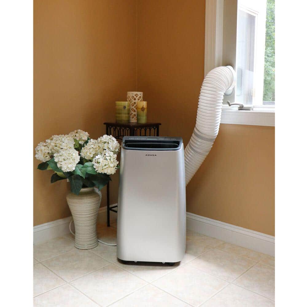 Amana 10,000 BTU White Portable Air Conditioner with Remote