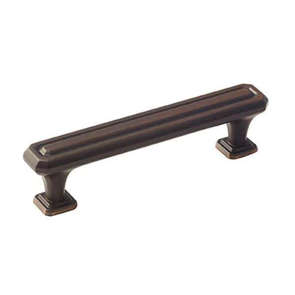 Amerock Wells 3-3/4 in (96 mm) Center-to-Center Oil-Rubbed Bronze Drawer Pull