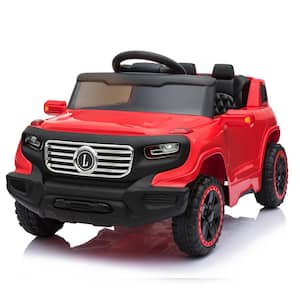 Kids Ride On Car Electric Stroller Single Drive Remote Control 6-Volt 7Ah Battery Powered w/ LED Lights, 3 Speed