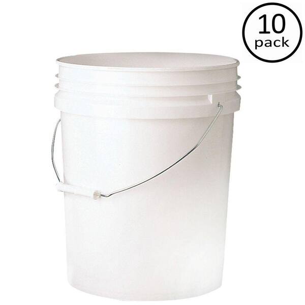 Leaktite Premium 5-gal. Food Storage Container (10-Pack)