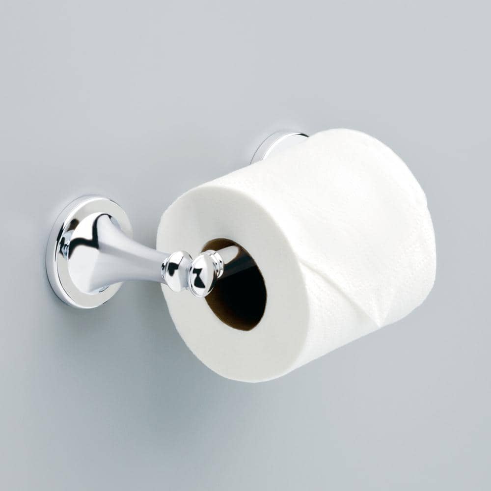 Polished Chrome Wall Mount Pivot Arm Toilet Paper Holder