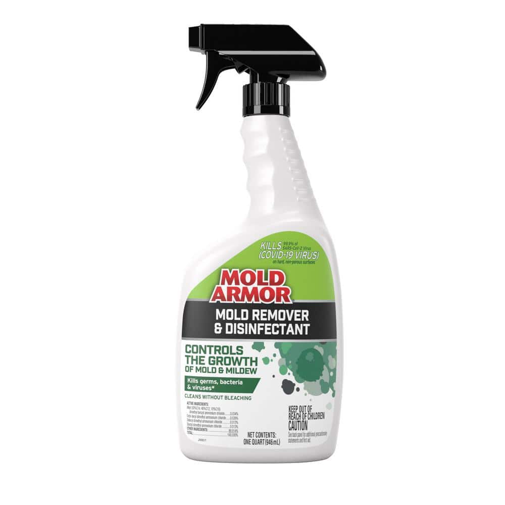 Mold Armor 32 oz. Mold Remover and Disinfectant, Spray Bottle FG552 - The  Home Depot