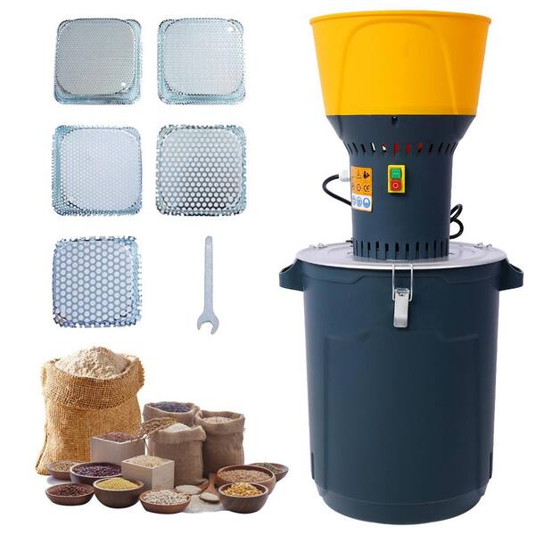 50L Electric Grain Mill Grinder with 5-Sieves for Corn Wheat and Feed