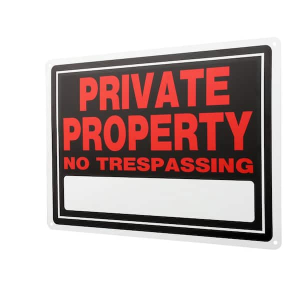 Private Property Sign Metal Private Property Sign 
