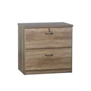 Honduras 2-Drawer Rustic Oak 29.5 in. H x 30.3 in. W x 19.5 in. D Wood Lateral File Cabinet