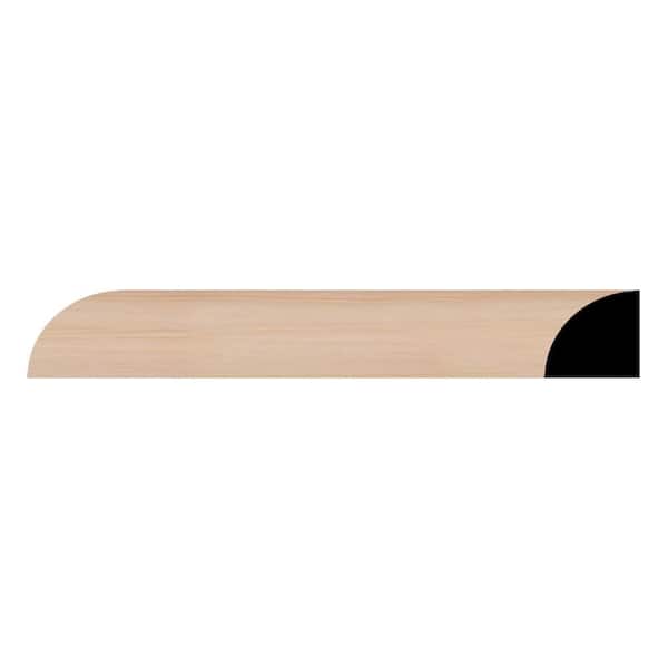 Ekena Millwork WM103 1.06 in. D x 1.06 in. W x 96 in. L Wood (Cherry) Quarter Round