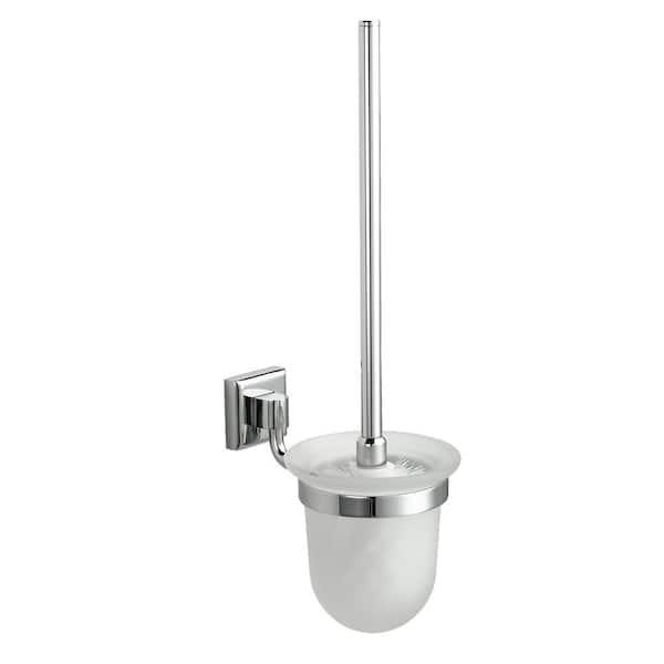 Brushed Nickel 6 Piece Toilet Brush Bathroom Accessories Set – Creative  Scents