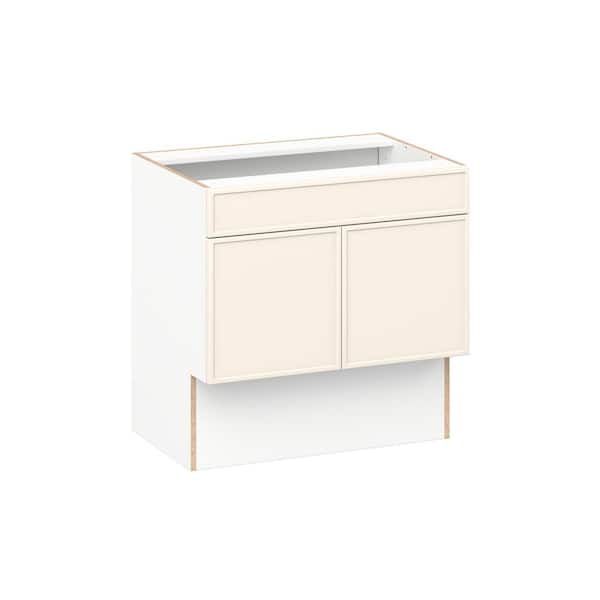 Fairview Washed Linen Slim Shaker Assembled ADA Vanity Sink Base Cabinet With Removable Front (30 in.Wx30 in.Hx21 in.D)