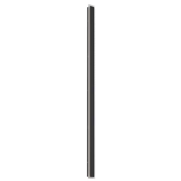 Briignite 1-Light 60 in. Black Modern Integrated LED Outdoor Wall Light for Garden, Waterproof Porch Lantern Sconce