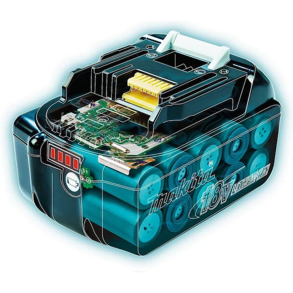 Makita 18V LXT Battery and Rapid Optimum Charger Starter Pack (4