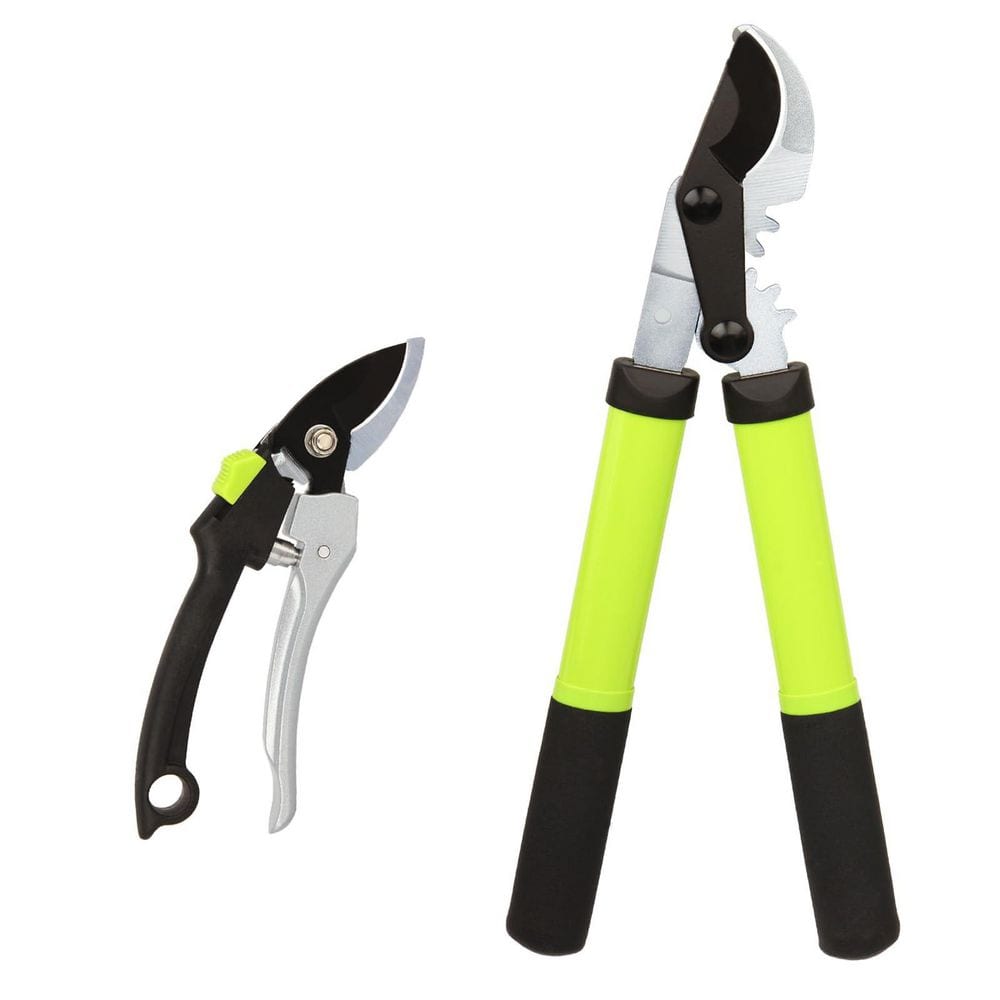 Pruning Shears Gear Action Tree Branch Cutter Heavy Duty Alloy Steel Blade Teflon Coated for Clean Cuts price history on PriceWatchPro